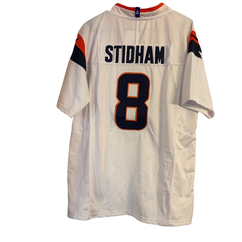 Nike Denver Broncos Jarrett Stidham 8 Jersey White Mens Small NFL Football New - Picture 3 of 5